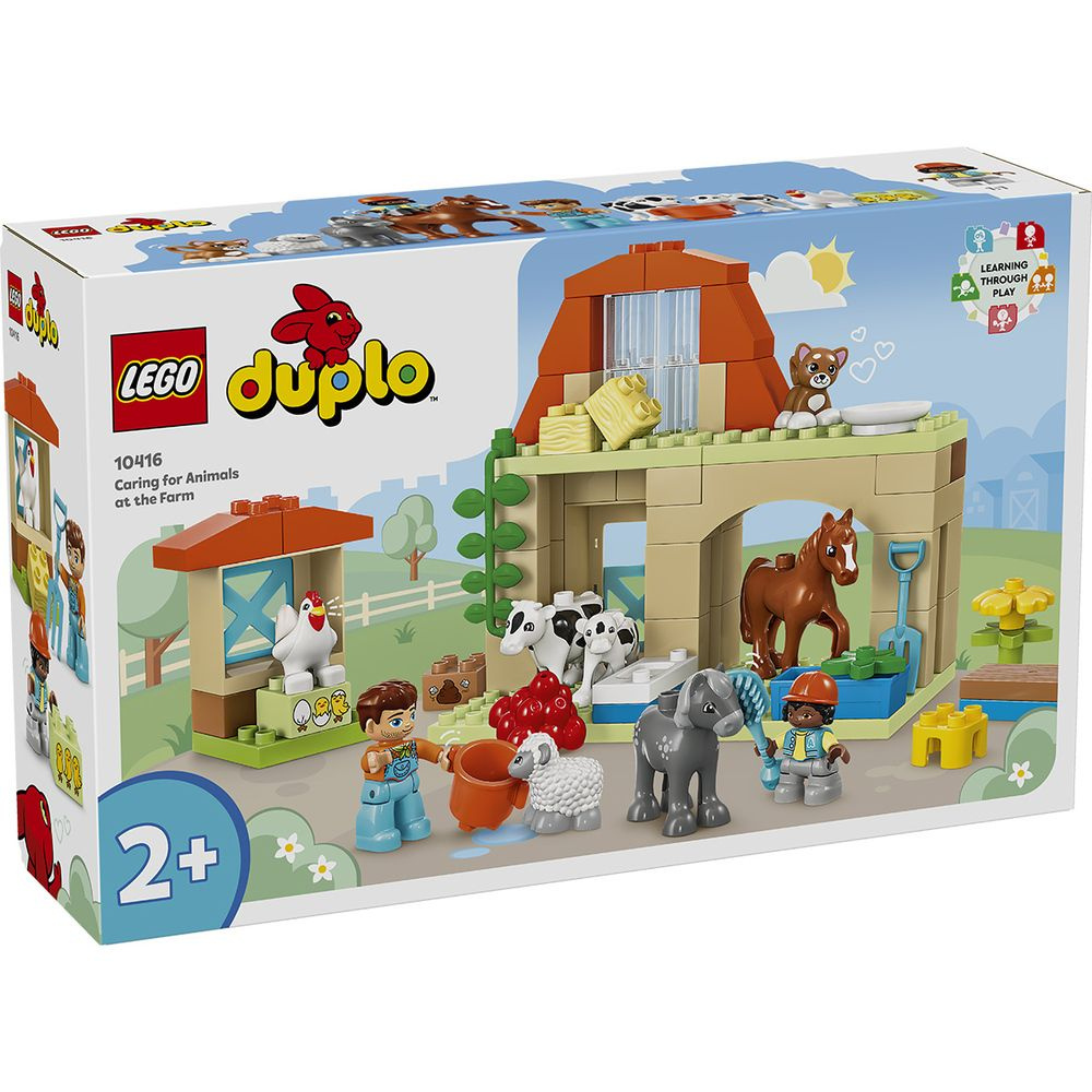 Конструктор LEGO Duplo 10416 Уход за животными на ферме - купить с  доставкой по выгодным ценам в интернет-магазине OZON (1409999069)