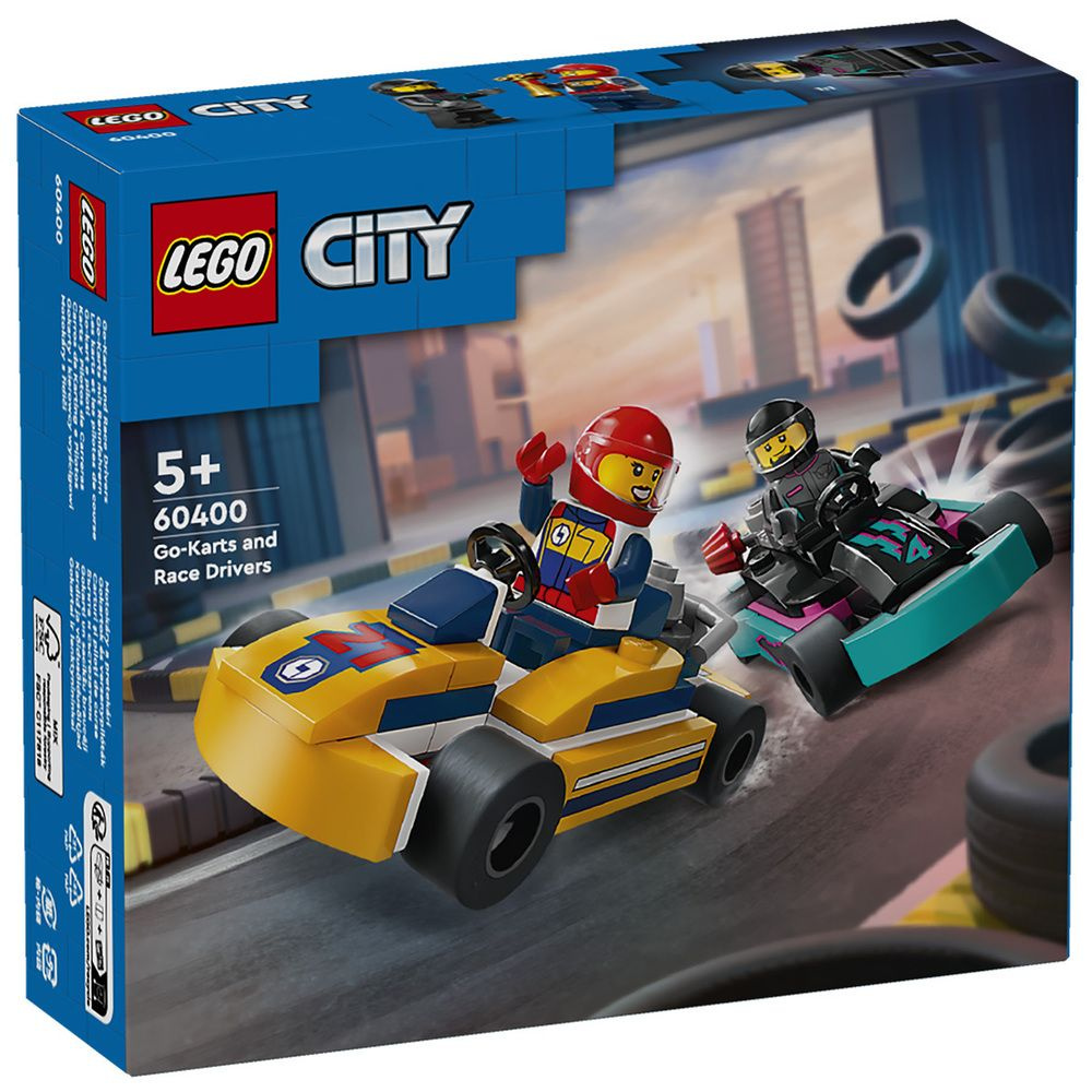 Конструктор LEGO City 60400 Картинг и гонщики