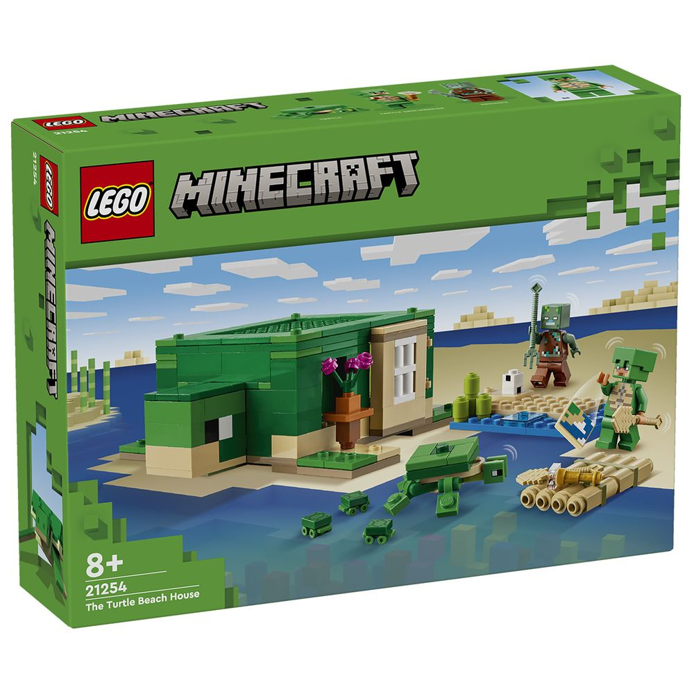 Конструктор LEGO Minecraft 21254 Пляжный домик Черепаха