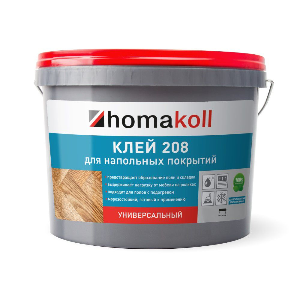Клей универсальный для линолеума и ковролина homakoll 208 7 кг - купить ...
