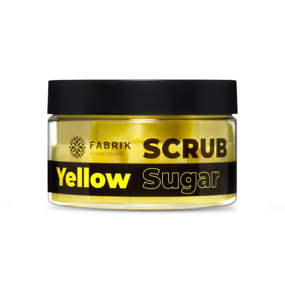 Скраб для тела Fabrik Cosmetology Sugar Yellow Scrub сахарный 200 г ...