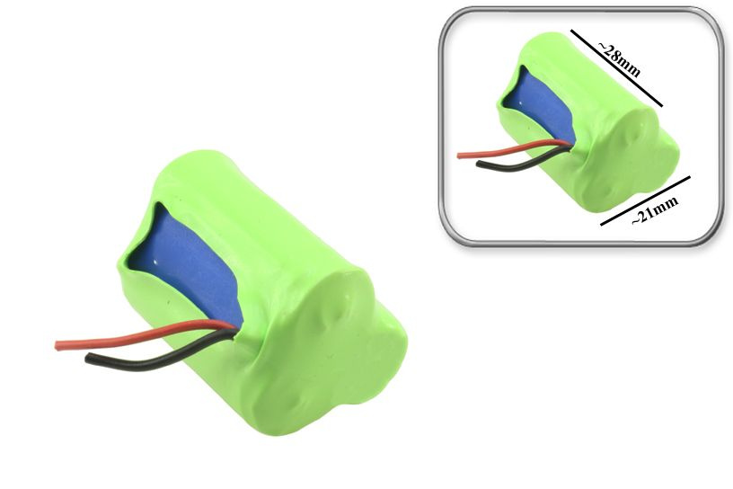 Аккумуляторная батарея Ni-MH типа 2/3AAA 3S1P, 3.6V, 300mAh, с выводами ...