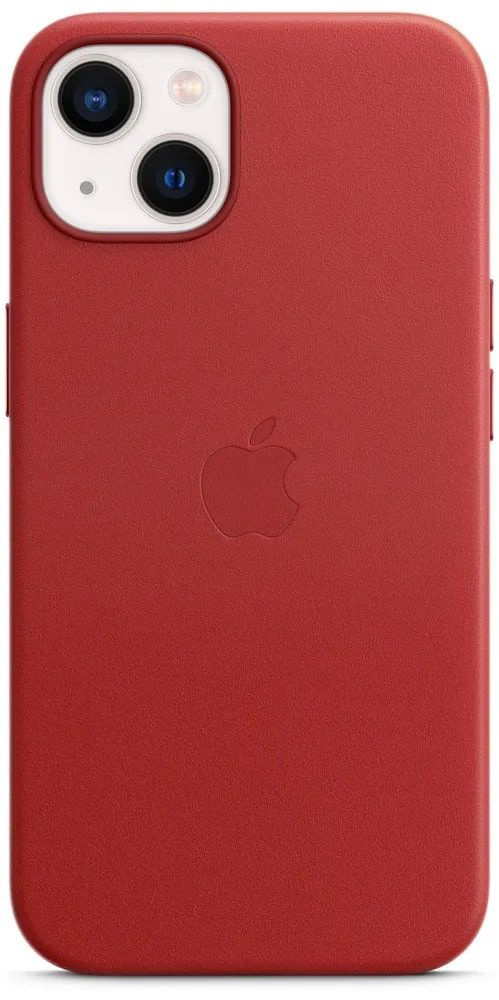 Кожаный чехол MagSafe для iPhone 13 mini / Анимация NFC / Leather Case ...