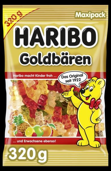 Мармелад жевательный Haribo Goldbaren, 320 гр #1