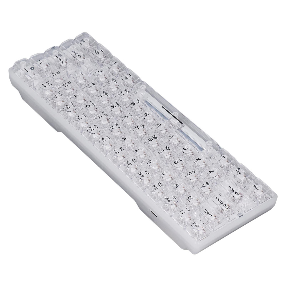 Прозрачная проводная механическая клавиатура - купить с доставкой по ...