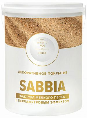 Декоративное Покрытие Vincent Decor Sabbia 2.5л с Эффектом Перламутрового Мелкого Песка / Винсент Декор #1