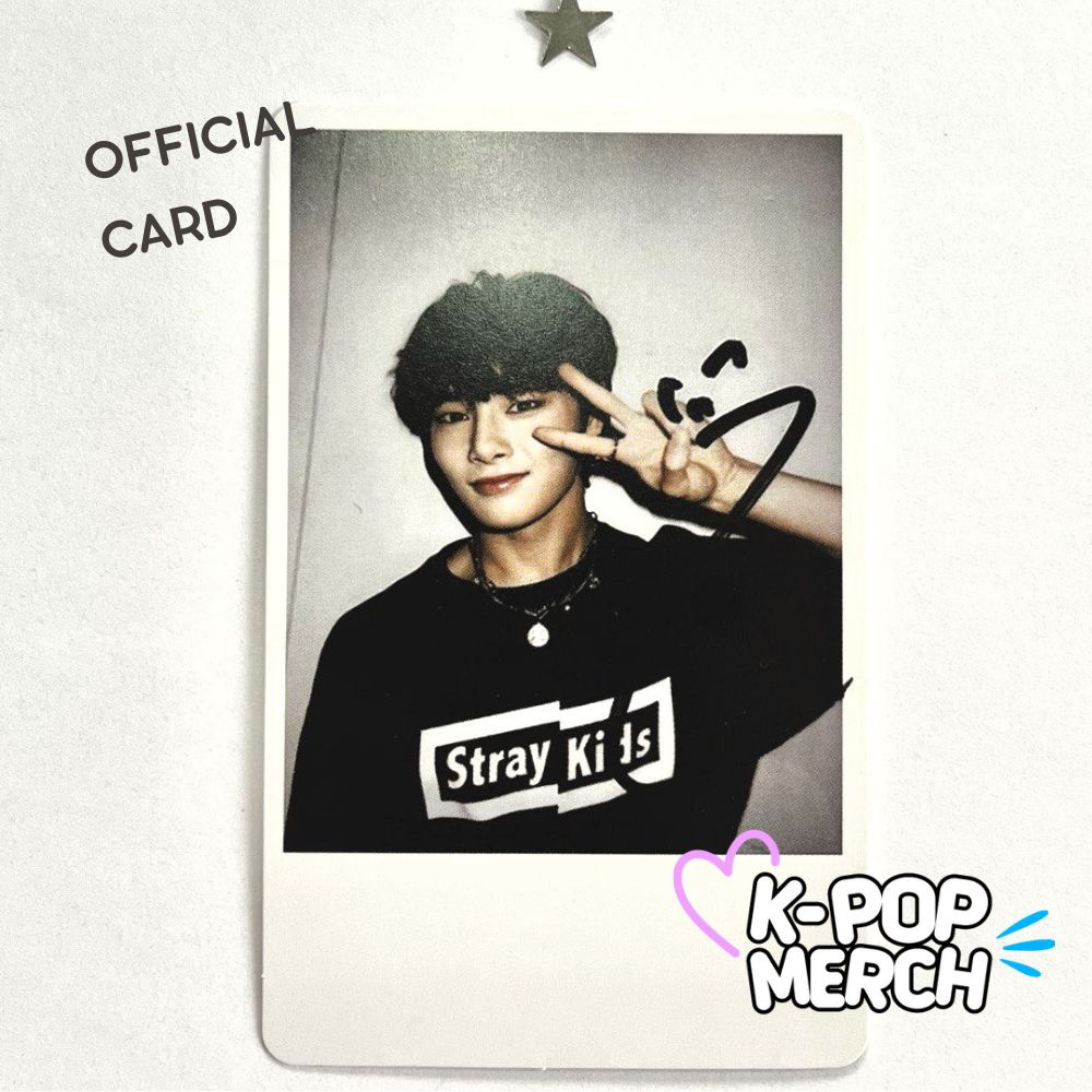 K-POP MERCH карточка поларойд Stray Kids Member Signature Polaroid I.N. #1