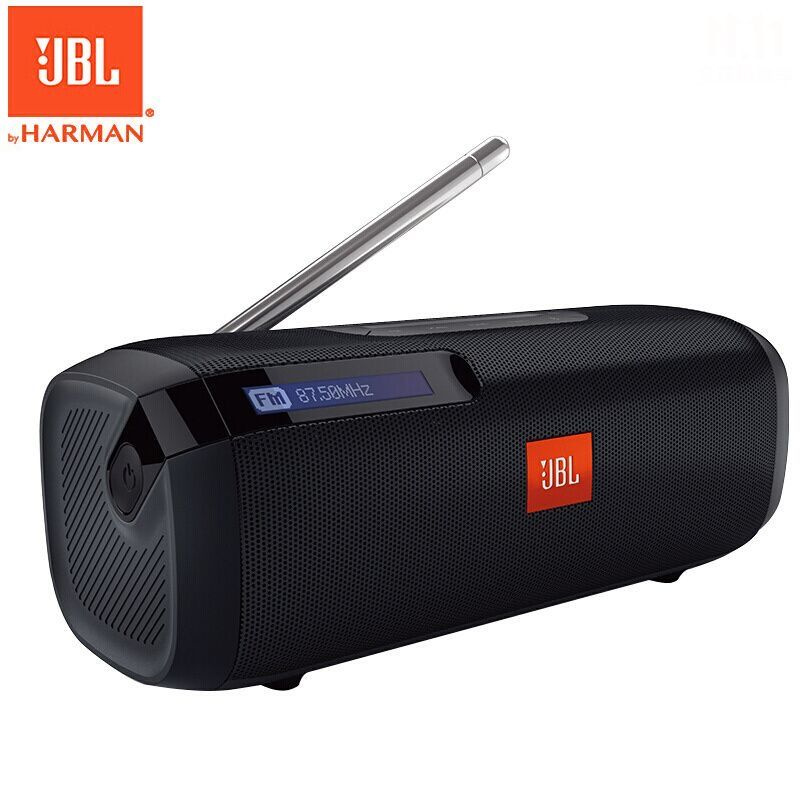 Портативное FM-радио JBL ТUNER FM-динамик bluetooth; с дисплеем с подсветкой черное  #1