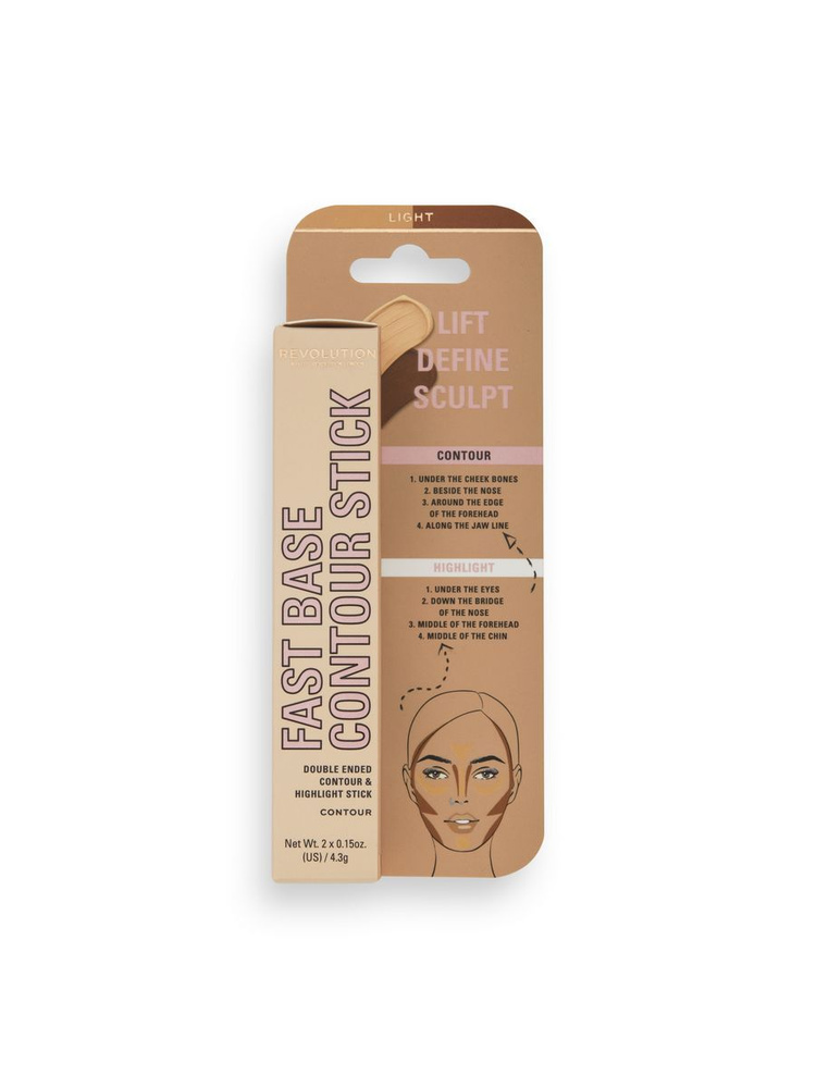 Бронзер Revolution Makeup Revolution Fast Base Contour Stick #1