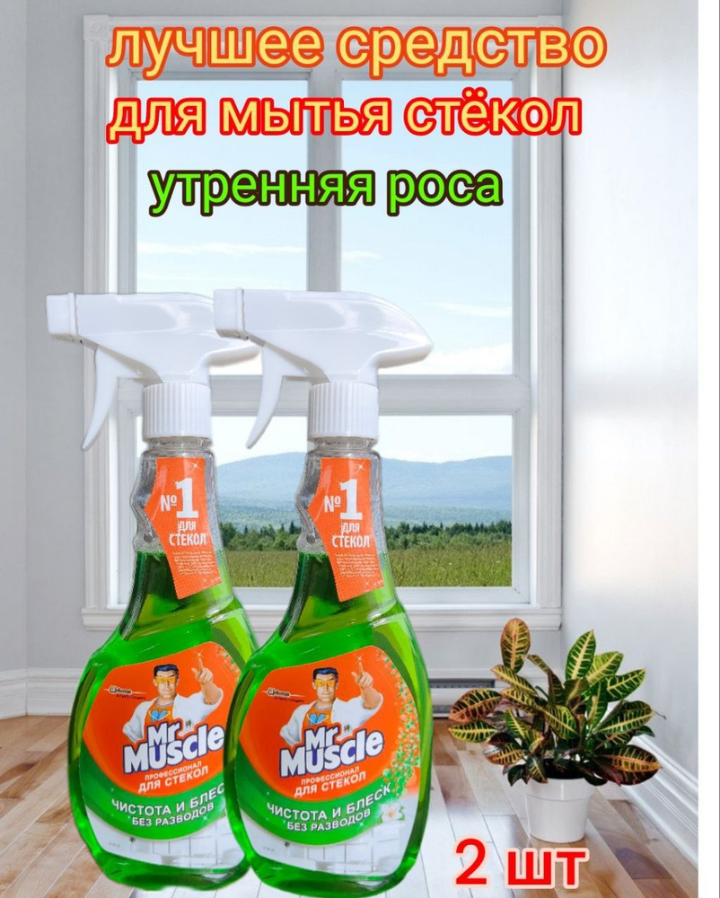 Средство для мытья стекол Mr Muscle 