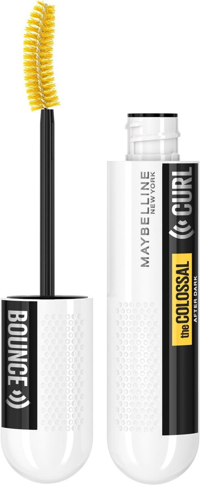 Maybelline New York Колоссальные локоны подпрыгивают после темной туши  #1