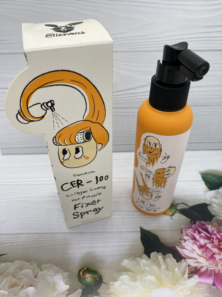 ELIZAVECCA/Спрей для волос elizavecca cer-100 collagen coating hair a+ ...