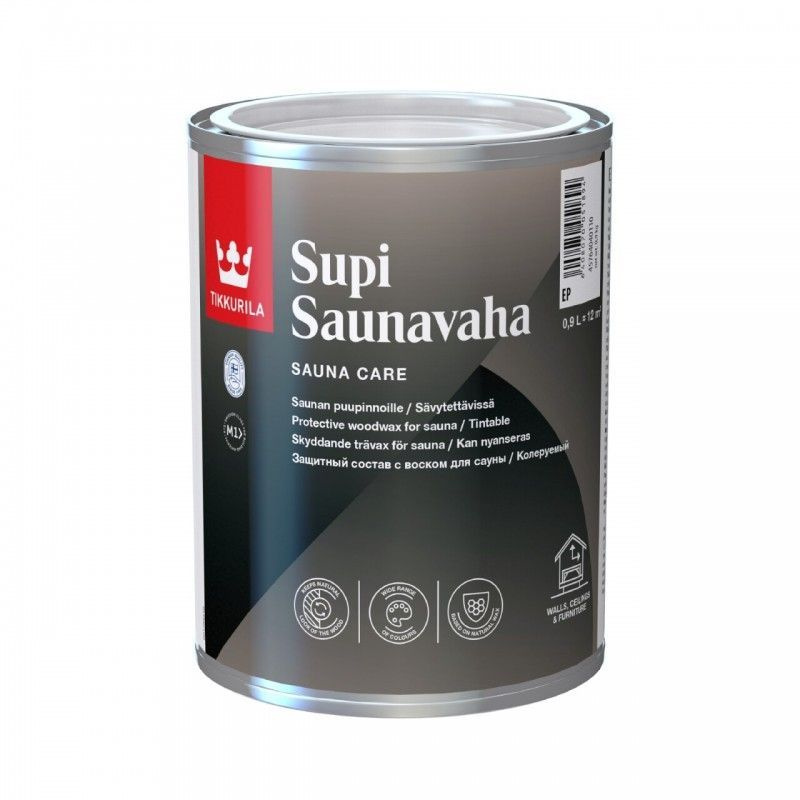 Tikkurila Supi Saunavaha/Тиккурила Супи Саунаваха, 0.9л,воск для сауны  #1