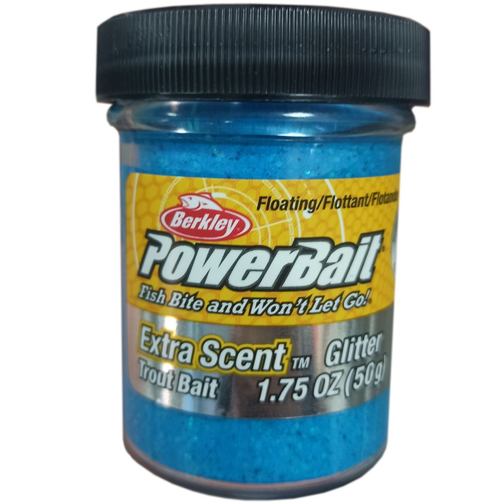 Паста форелевая Berkley PowerBait Select Glitter Trout Bait Blue Neon 50gr 1004952 #1