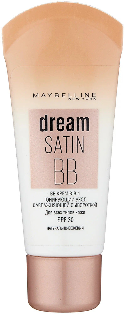 Maybelline New York BB-крем для лица Dream Satin SPF 30 - 03 Натурально-бежевый, 30 мл  #1