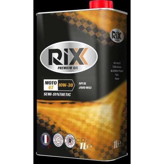 Масло моторное RIX 10W-30 Полусинтетическое - купить в интернет ...