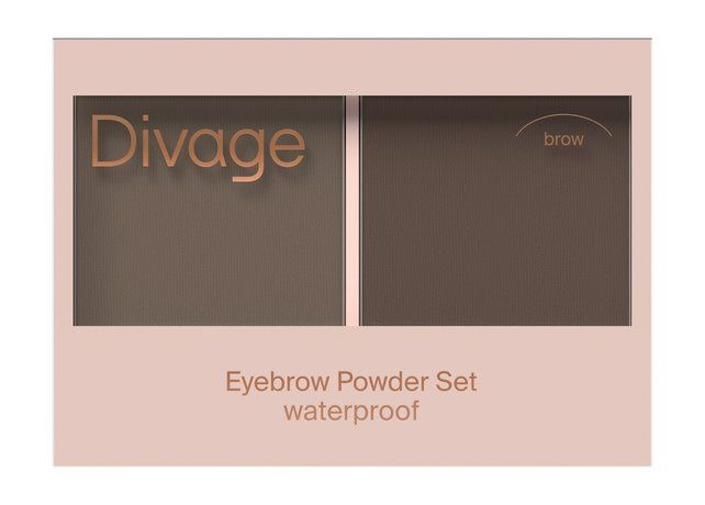 Набор водостойких теней для бровей Waterproof Brow Powder Set #1