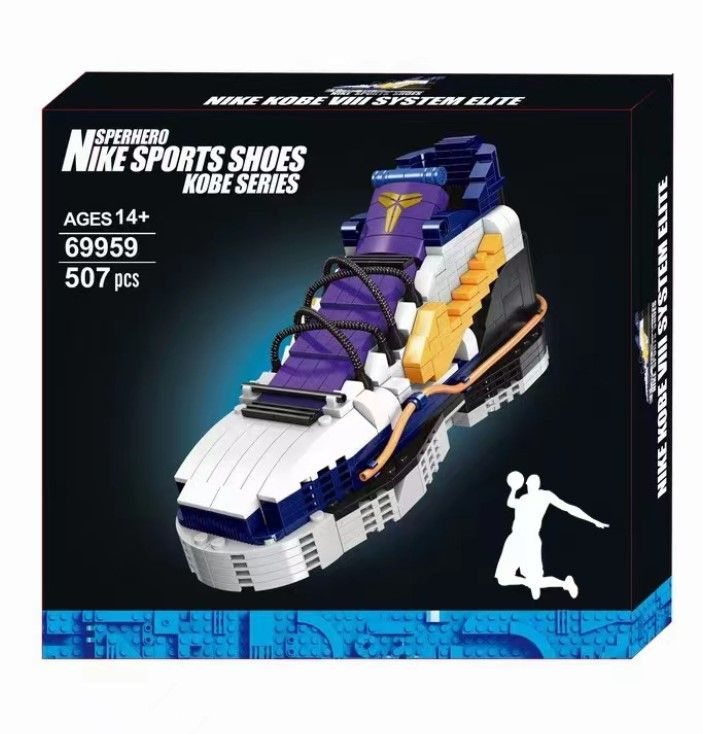Конструктор 69959 "Кроссовок Nike Kobe Bryant Jordan NBA", 507 деталей #1