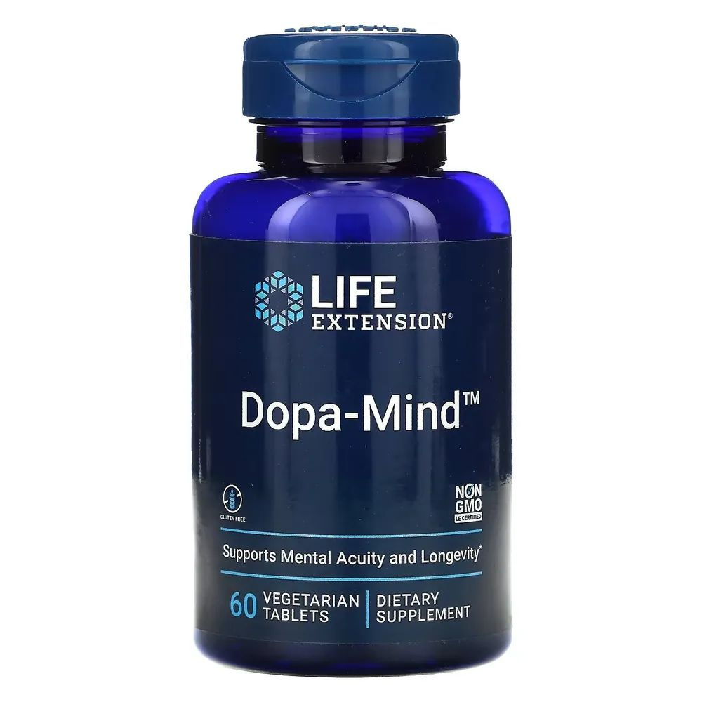 Life Extension, Dopa-Mind, 60 вегетарианских таблеток #1