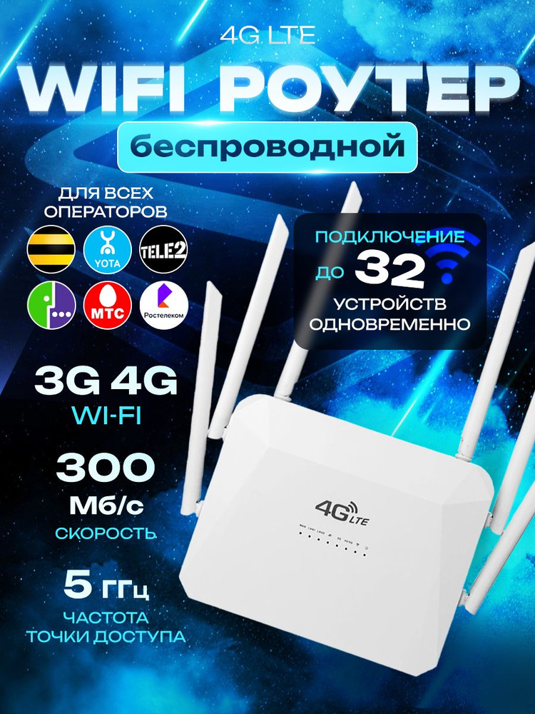 Wi-Fi роутер Yota 4G (LTE) купить по выгодной цене в интернет-магазине tk-avtolux.ru