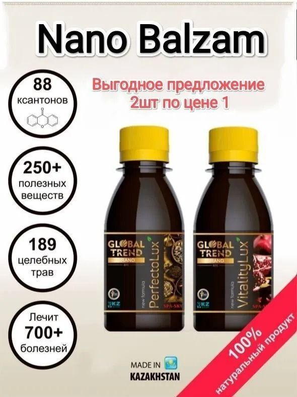 Нано бальзамы, набор Perfecto Lux, Vitality Lux очищение, питание #1