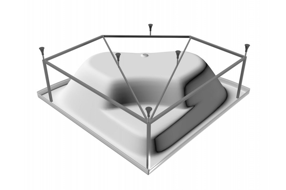 Каркас для ванны сварной Vayer BRYZA Гл000007084, 140x140 #1