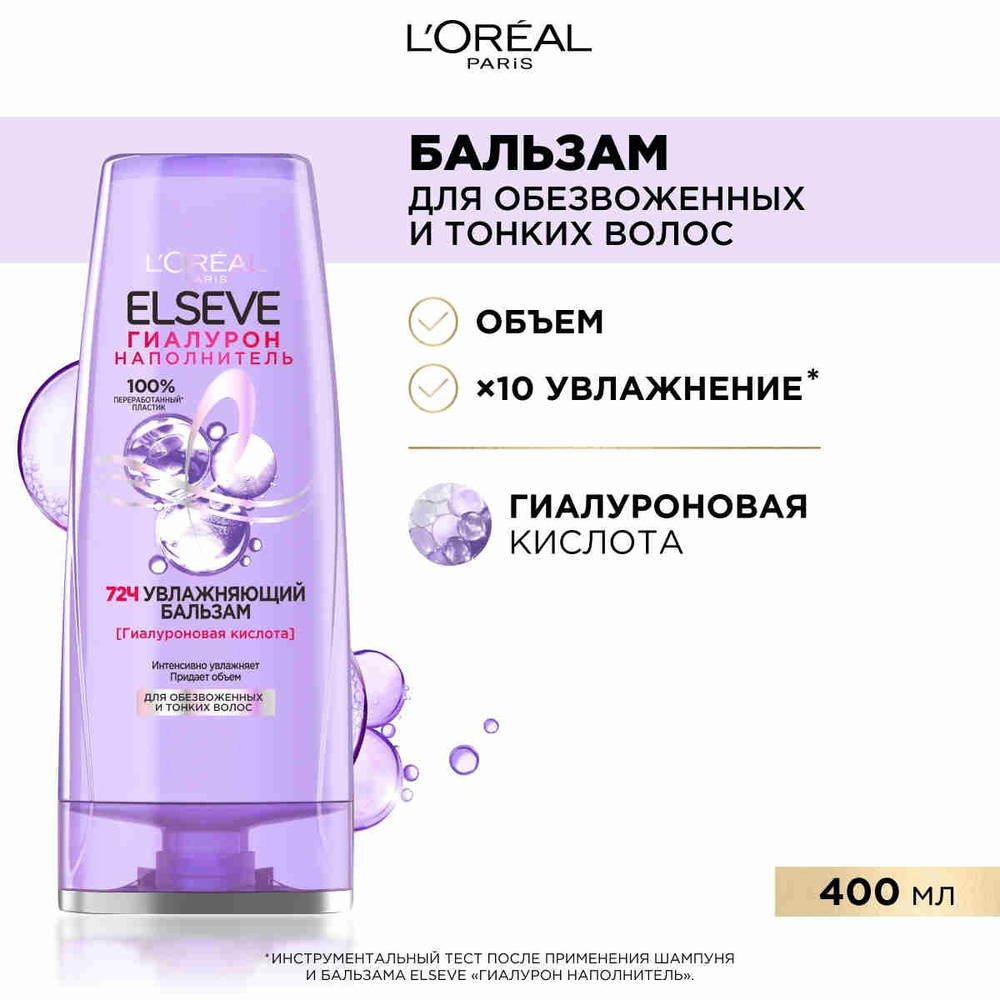 Бальзамы и кондиционеры для волос L'Oreal Paris — купить в интернет-магазине Ламода