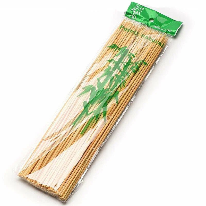 Шпажки-шампуры деревянные (бамбуковые) для шашлыка 35см.  #1