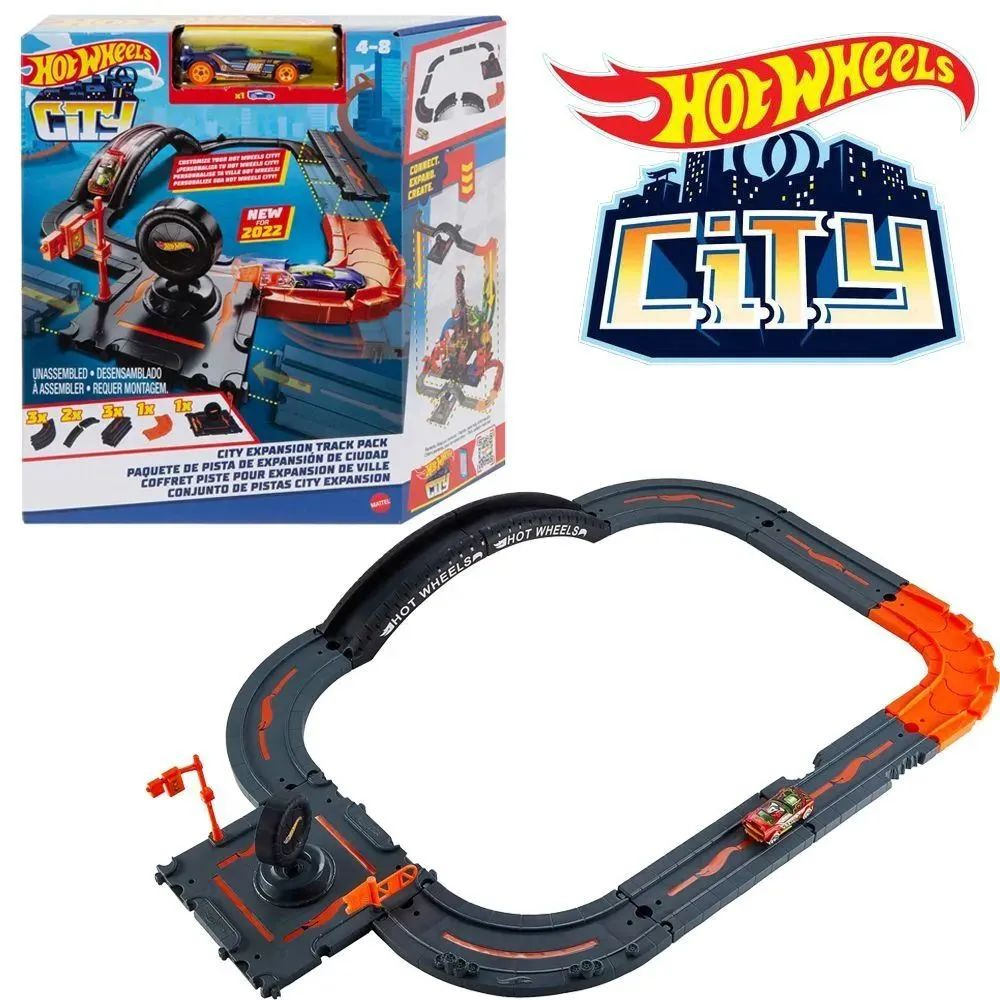 Hot Wheels Игровой трек Сити Городские трассы,Трек, HDN95 #1