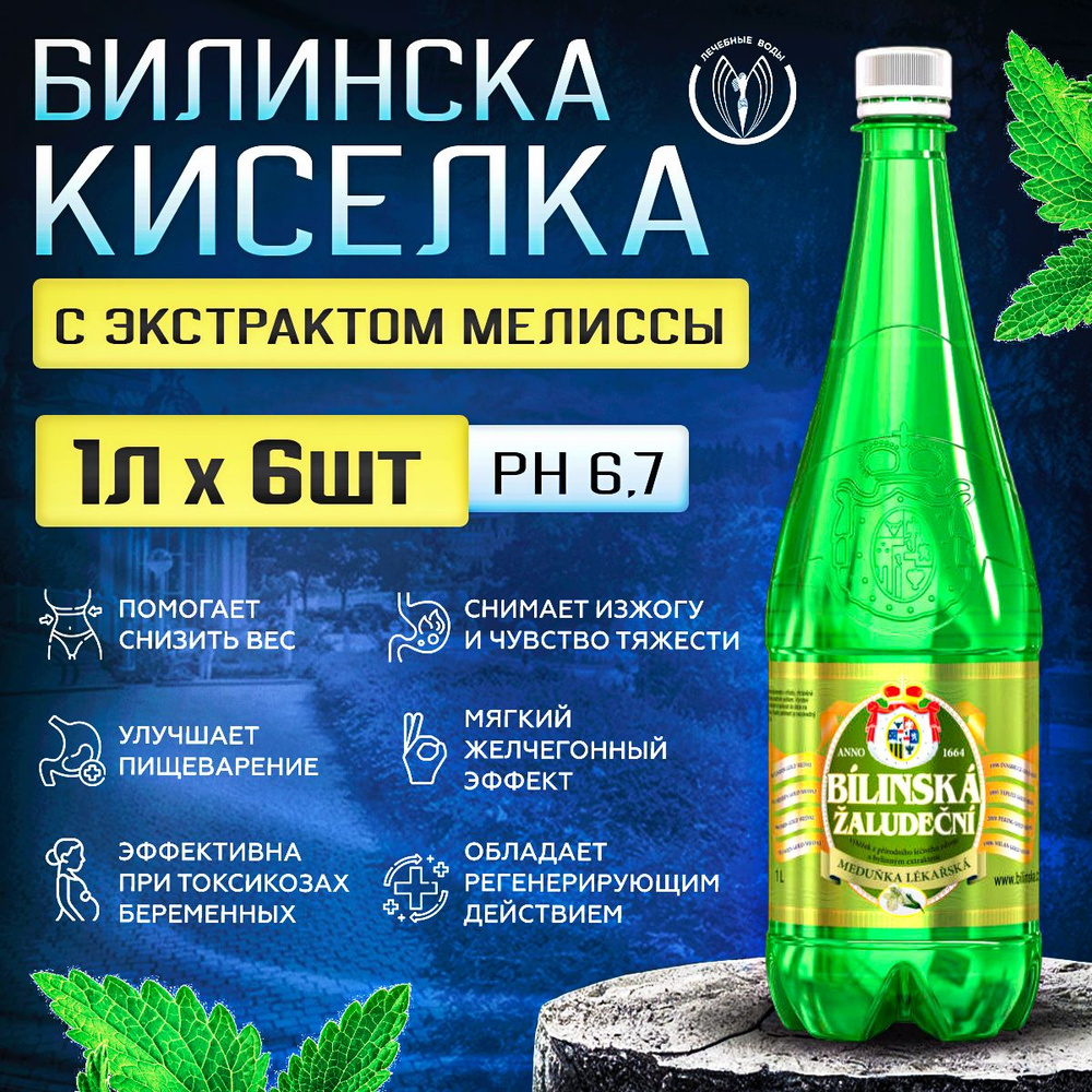 Минеральная вода природной газации Билинска Киселка (Bilinska Kyselka ...