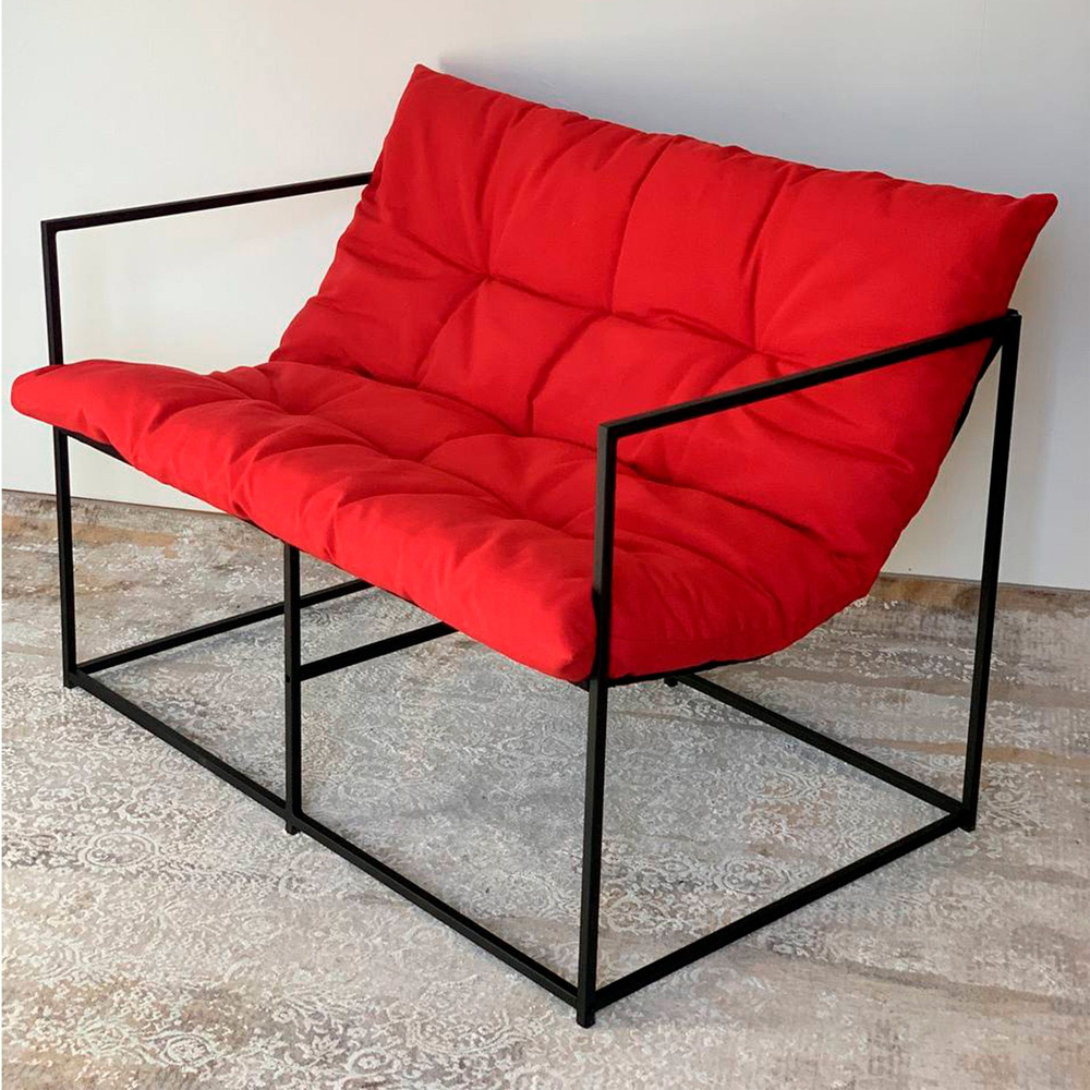 ЛОФТиК Садовый диван Металл, 105х68х68 см - купить с доставкой по ...