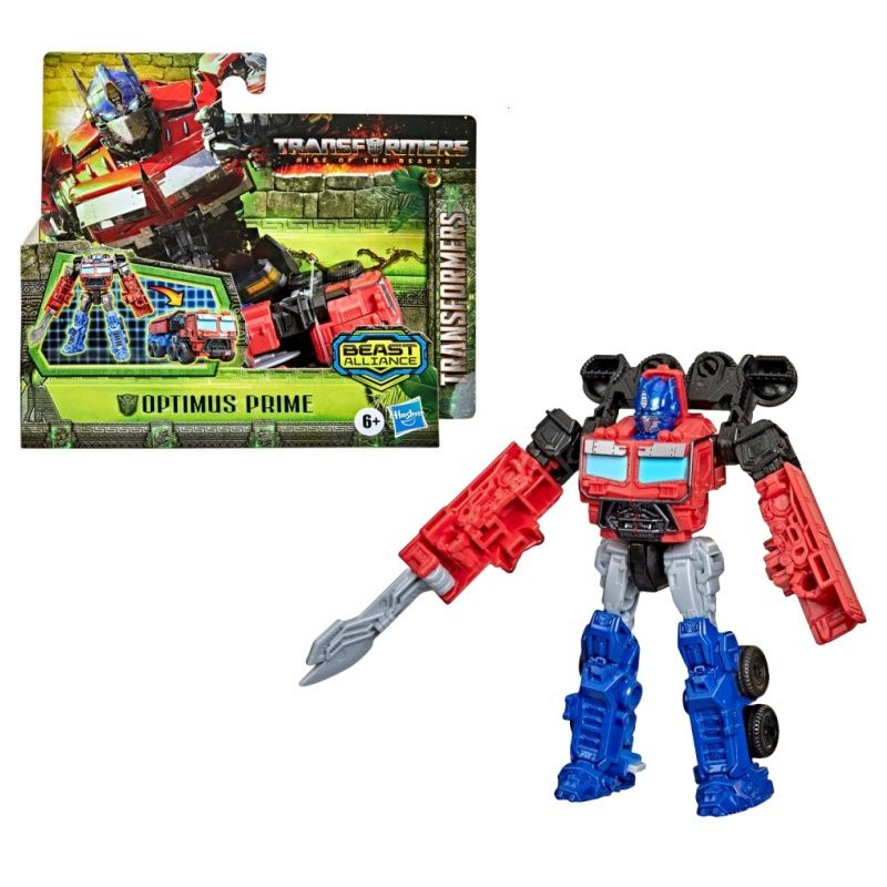 Трансформеры Hasbro Игрушка Transformers: Rise of the Beasts Movie, Beast Alliance Optimus Prime 11.5cm #1