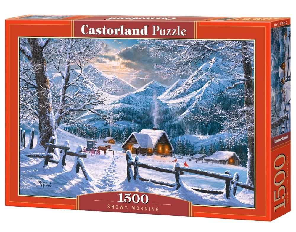 CastorLand Пазл Зимнее утро, 1500 деталей #1