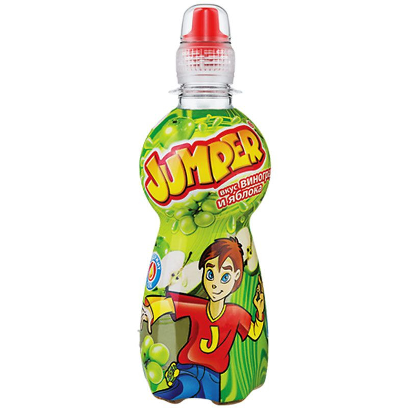 Напиток безалкогольный "Jumper" со вкусом Винограда и Яблока 0,33л*1шт  #1