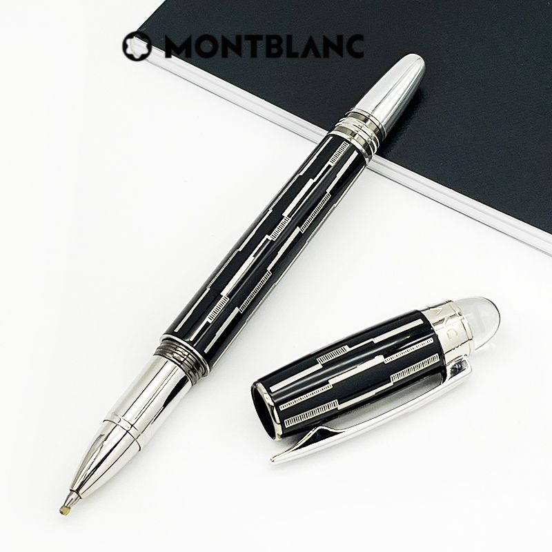 Montblanc Ручка Шариковая, Роллер, толщина линии: 0.7 мм, цвет: Черный  #1