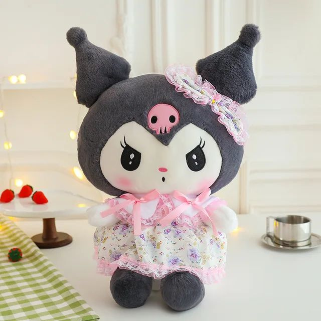 Мягкая игрушка Куроми Моя мелодия Хеллоу Китти Kuromi, 50 см, аниме Хелоу, Melody, милая мягкая игрушка #1