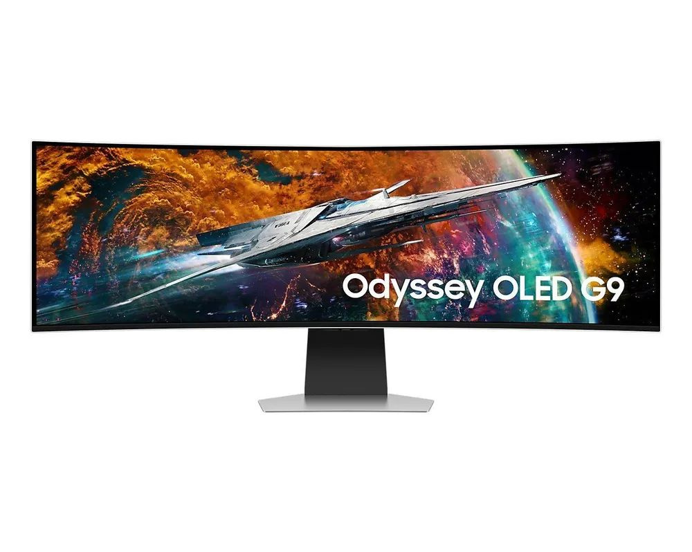 Samsung 49" Монитор Odyssey OLED G9 S49CG930SI, серебристый #1