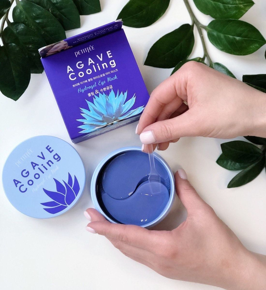 Petitfee Охлаждающие гидрогелевые патчи с экстрактом агавы Agave ...