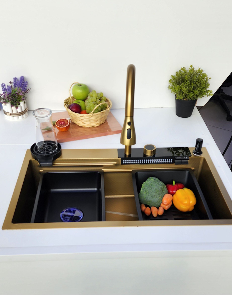 Многофункциональная кухонная мойка из нержавеющей стали BZ9953JS цвета ...