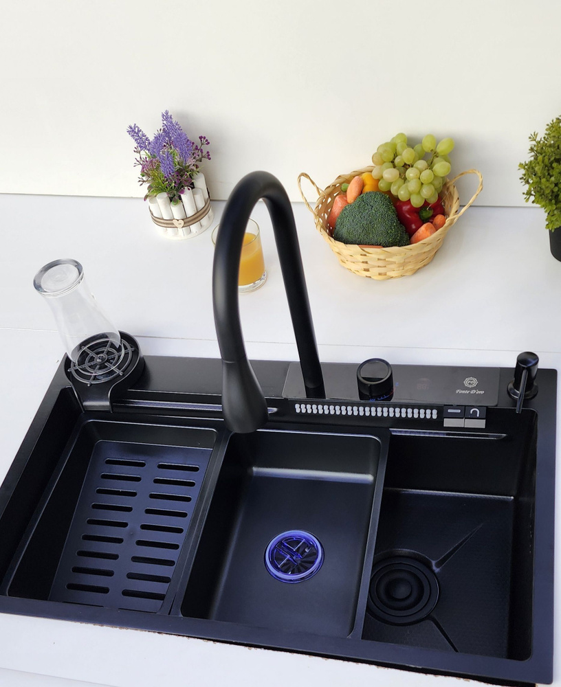 Многофункциональная кухонная мойка из нержавеющей стали BZ9953HS цвета ...