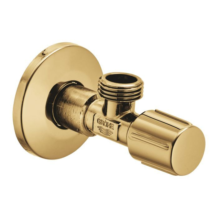 Угловой вентиль GROHE Angle Valves, 1/2 дюйма, холодный рассвет, глянец (22041GL0)  #1