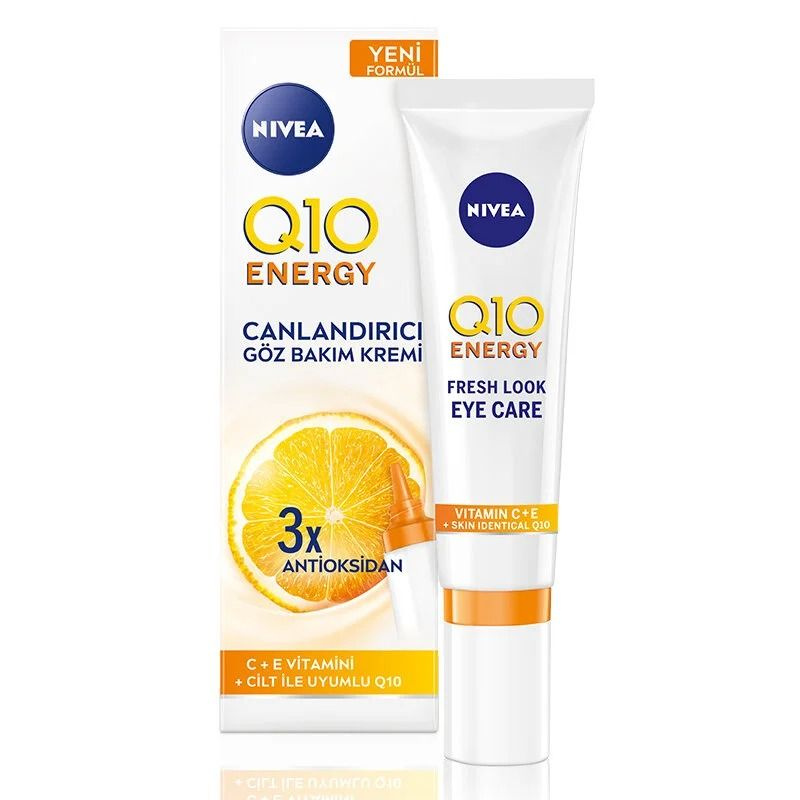 Nivea Q10 Energy Крем для ухода за глазами с витамином С. #1