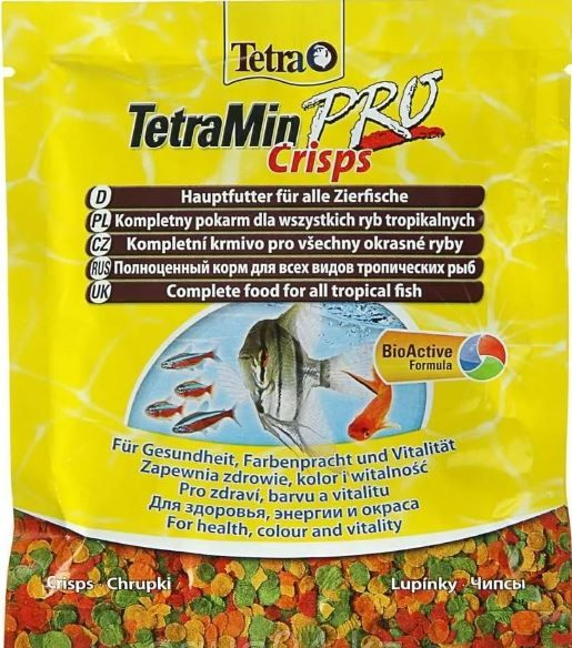 Корм для всех видов тропических рыб, хлопья TetraMin Crisps - купить с ...