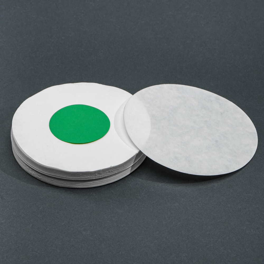 Фильтры d 125 мм, зелёная лента, марка ФММ, очень медленной фильтрации, набор 100 шт  #1