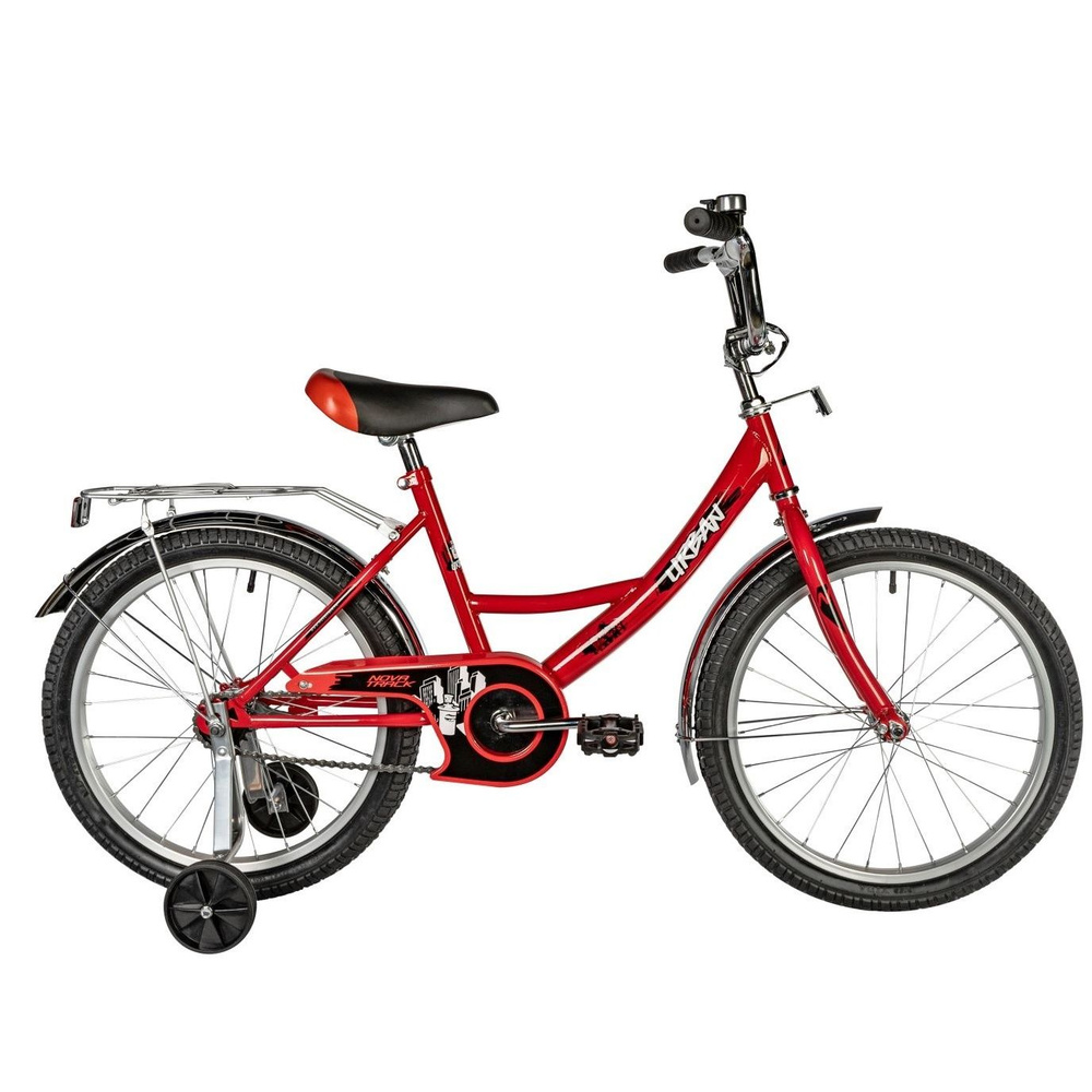 Велосипед Novatrack 20", URBAN,красный, защ А-тип, тормоз нож, крылья и ...