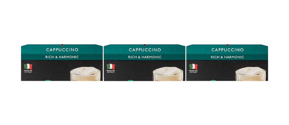 RIOBA Кофе в капсулах Dolce Gusto Capuccino 8 порций 16 капсул, 192г х 3 шт  #1