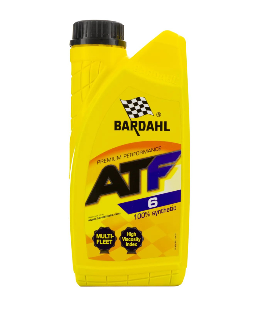 BARDAHL ATF 6G 12x1L (Yellow) GM Dexron VI MB 236.41 ZF 3-/4-/6-/8-/9-speed / TE-ML 05L/09/11A/B/21L