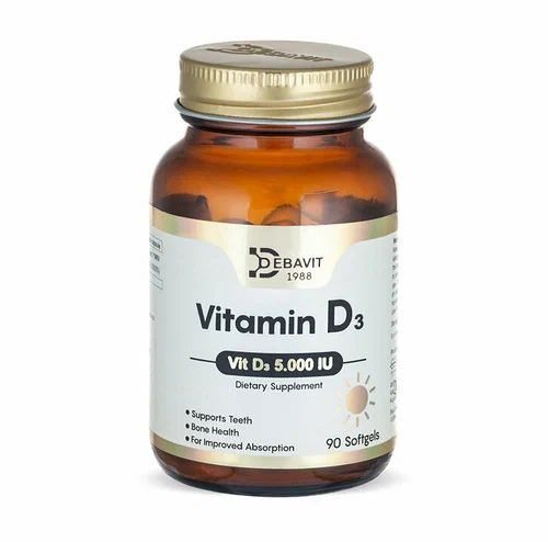 Витамин Д3 5000 МЕ Турция / Vitamin D3 5000 IU / 90 капсул Халяль ...