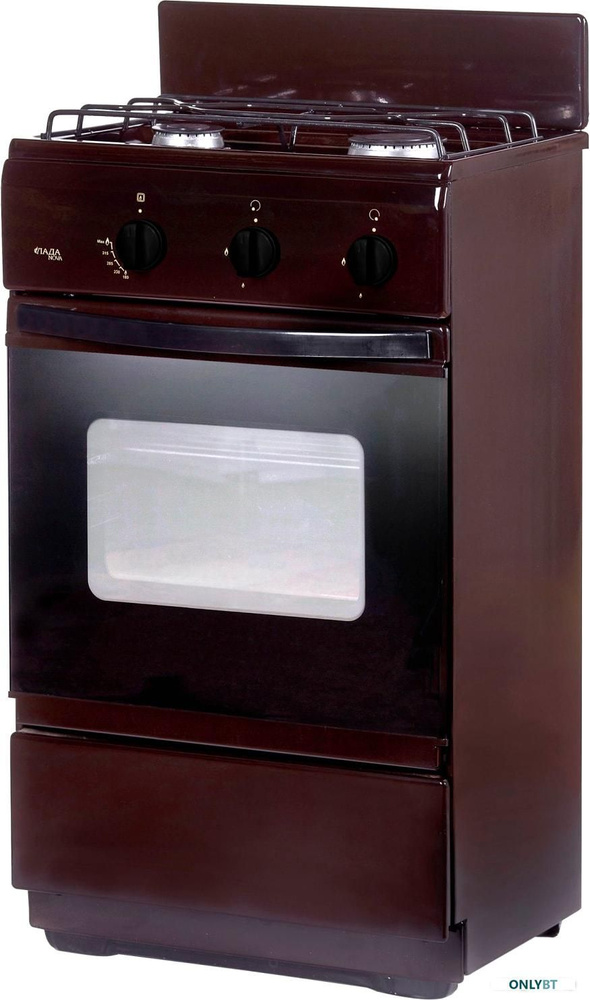 Газовая плита ЛАДА NOVA CG 32013 B, коричневый - купить по выгодной ...
