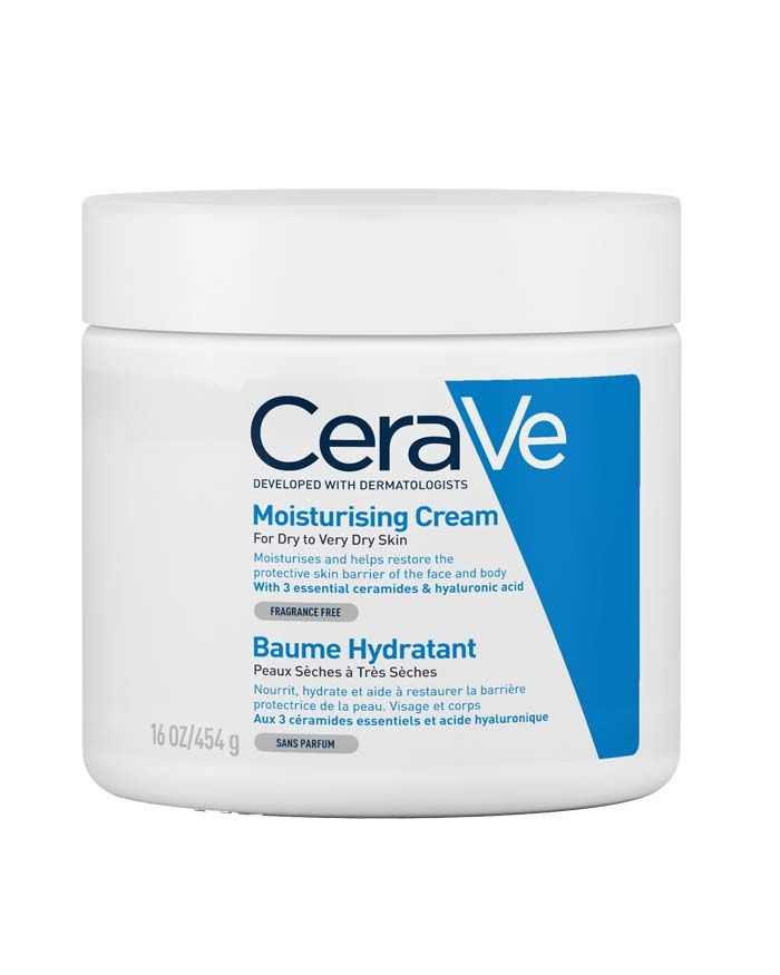 CeraVe Увлажняющий крем для сухой и очень сухой кожи Moisturising Cream без дозатора, 454г  #1